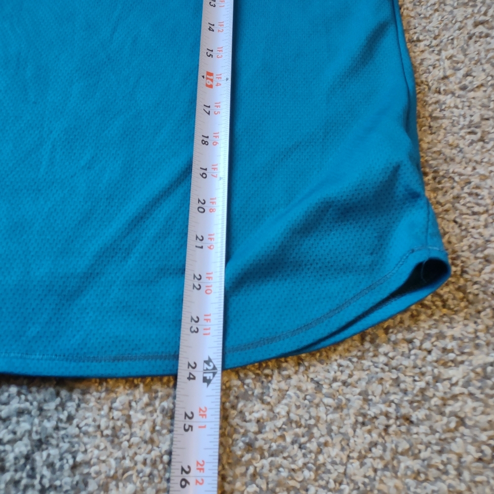 Nike Teal Short Sleeve Women’s Tee with White Logo - Picture 5 of 13